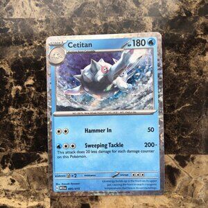2023 Pokemon Card Cetitan 005/015 Holo McDonald's Happy Mean Promo Hammer In